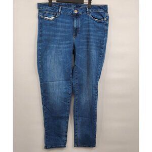 J. Jill Boyfriend Straight Leg Ankle Jeans Denim Pants Women Size 18R